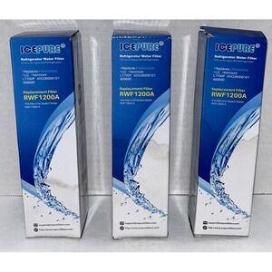 LG LT700P ADQ36006101 kenmore 469690 rwf1200A Icepure Water Filter 3PACK